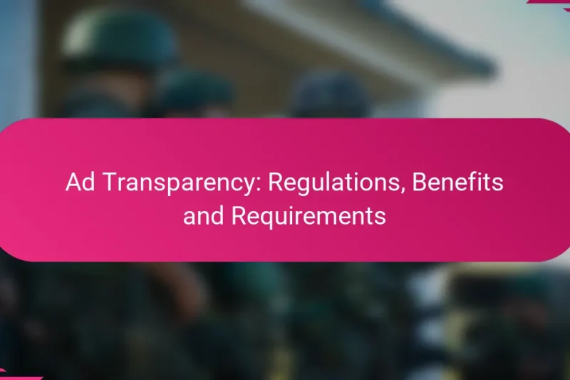 Transparence publicitaire : Réglementations, avantages et exigences